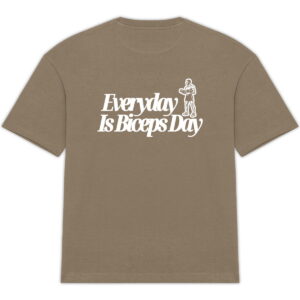 Everyday Is Biceps Day Oversized Tee