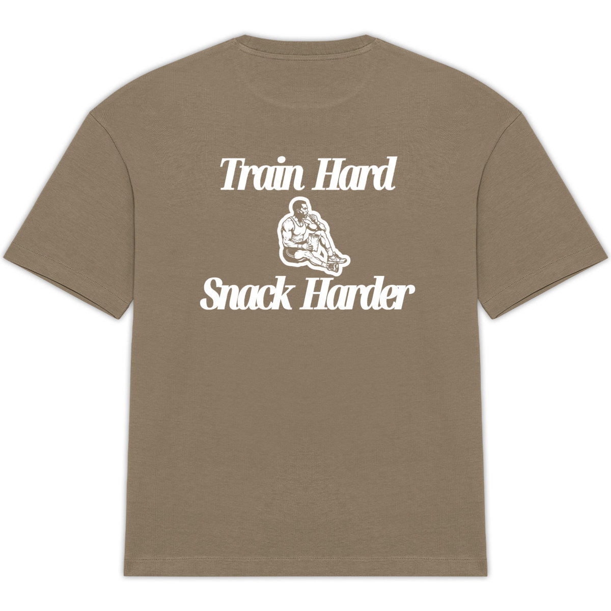 Train Hard Snack Harder Oversized Tee