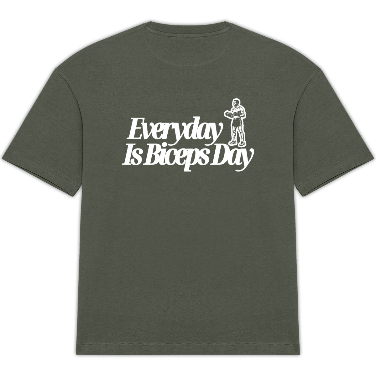 Everyday Is Biceps Day Oversized Tee