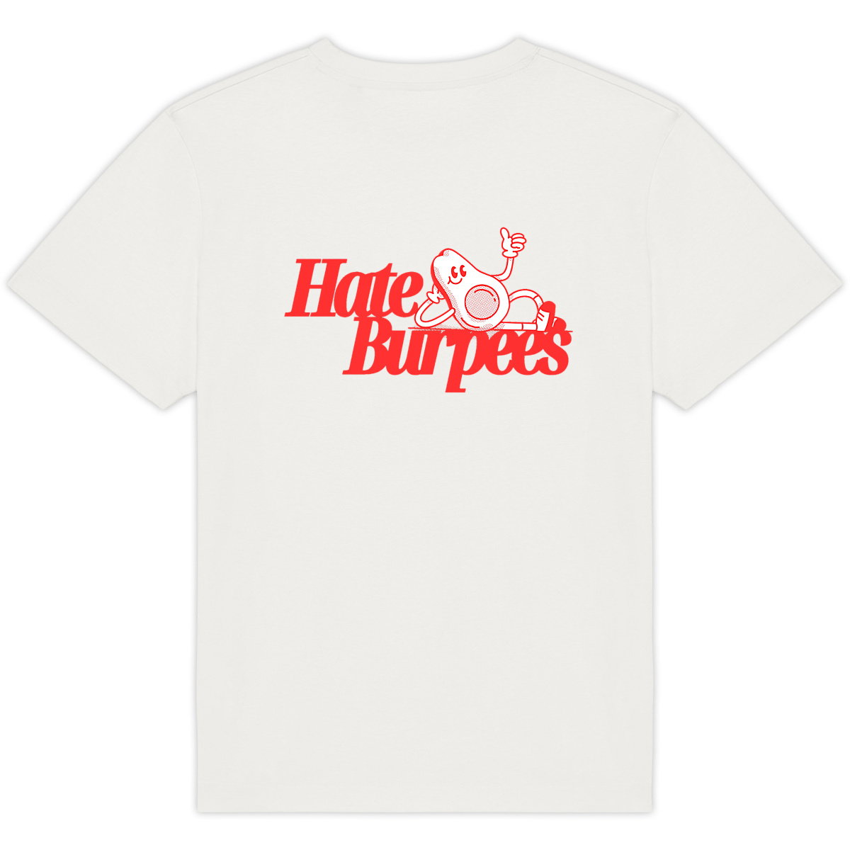 Hate Burpees Oversized Tee - Red
