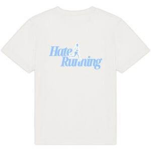 Hate Running Oversized Tee - Ice Blue