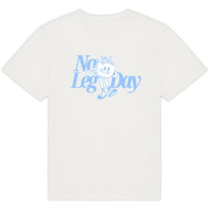 No Leg Day Oversized Tee - Arctic Blue