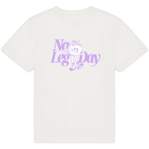 No Leg Day Oversized Tee - Lavender