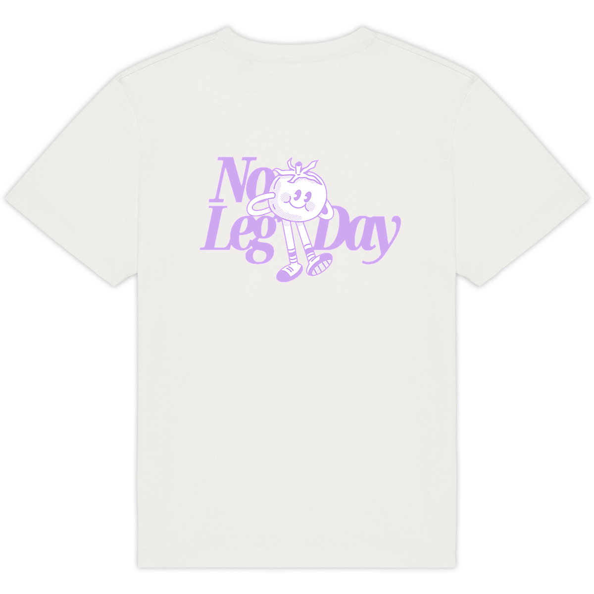 No Leg Day Oversized Tee - Lavender
