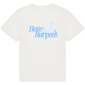 Hate Burpees Oversized Tee - Ice Blue