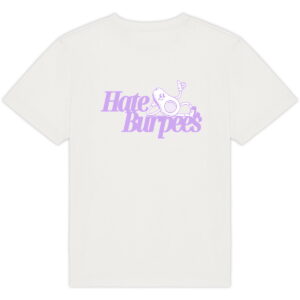 Hate Burpees Oversized Tee - Lavender
