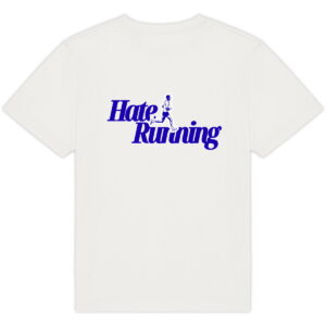 Hate Running Oversized Tee - Blue