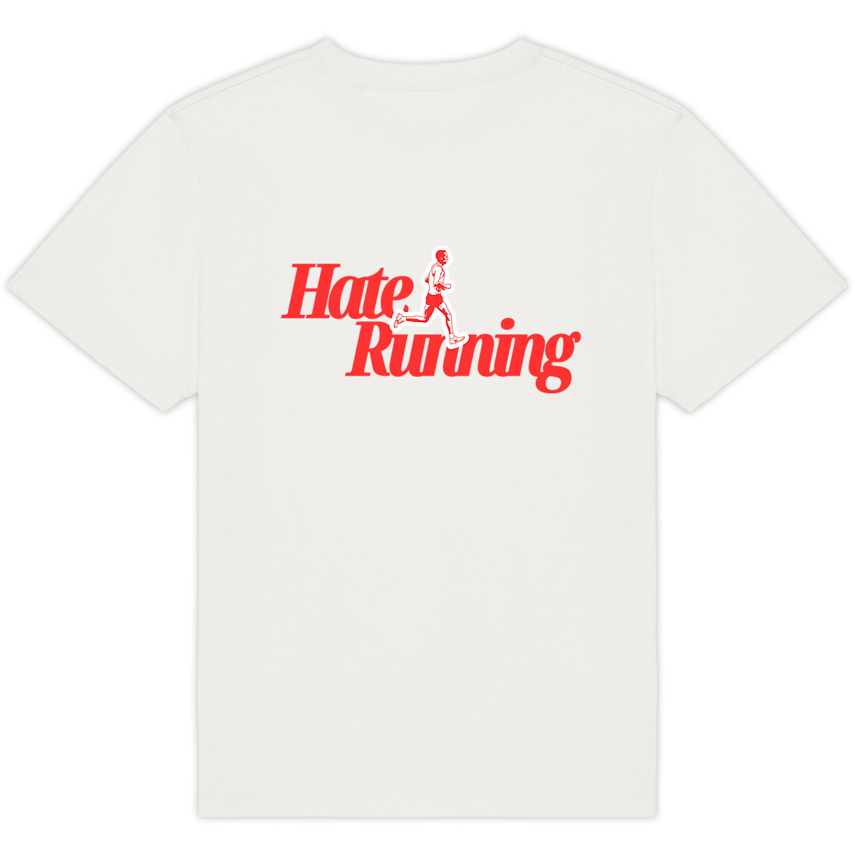 Hate Running Oversized Tee - Red