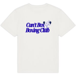 Can't Box Boxing Club Oversized Tee - Blue