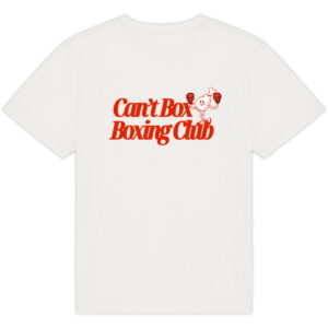 Can't Box Boxing Club Oversized Tee - Red