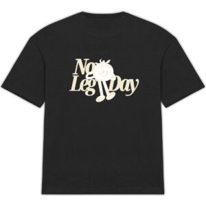 No Leg Day Oversized Tee - Desert