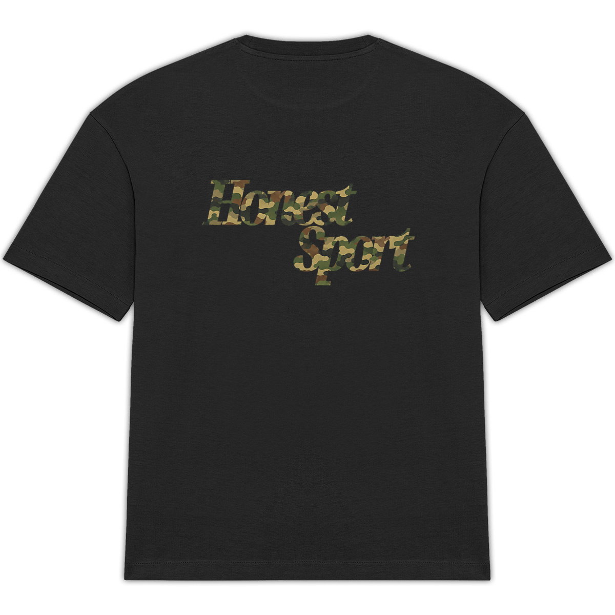 Honest Sport Oversized Tee - Camo