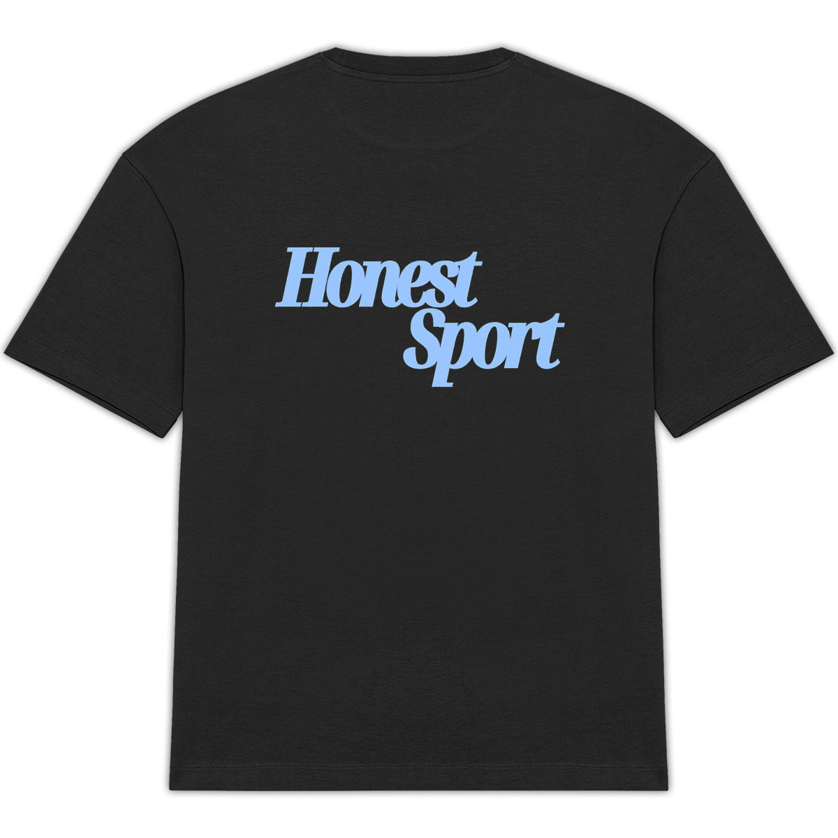 Honest Sport Oversized Tee - Arctic Blue