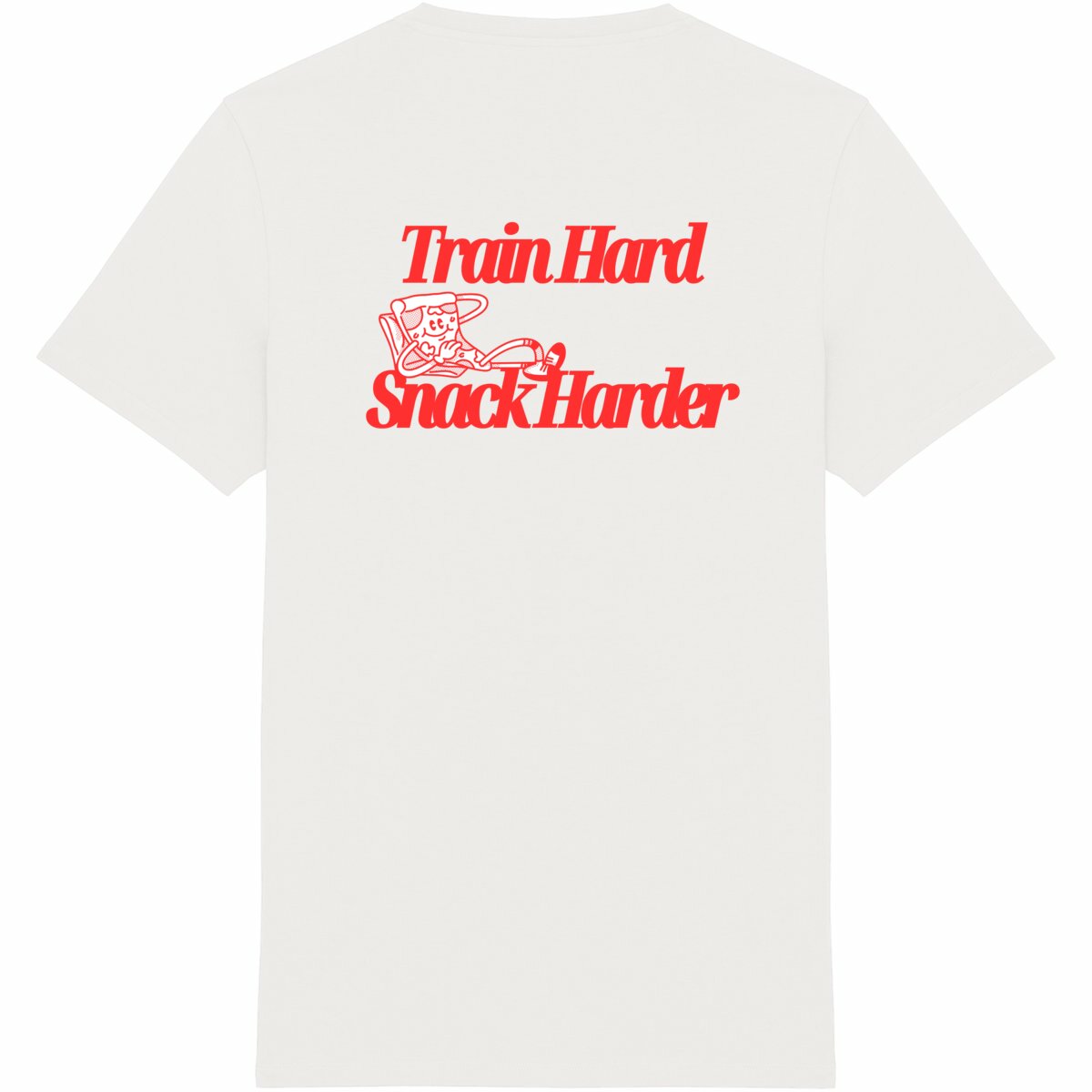Train Hard Snack Harder Tee Red